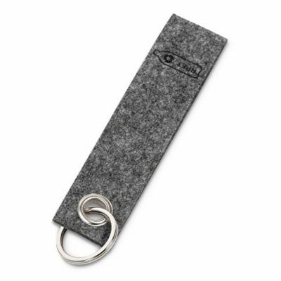 Брелок Felt из RPET-фетра, серый