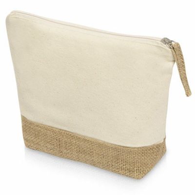 Косметичка Jute из хлопка и джута, натуральный