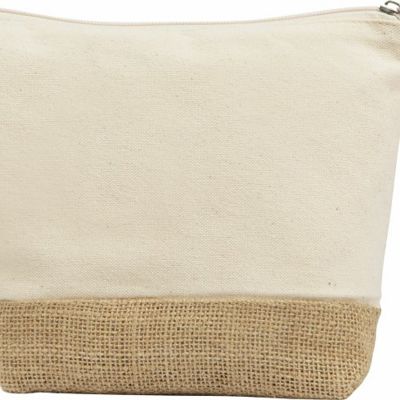 Косметичка Jute из хлопка и джута, натуральный