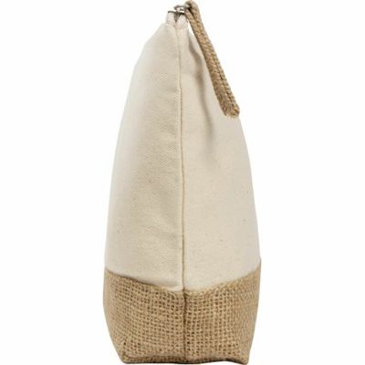 Косметичка Jute из хлопка и джута, натуральный