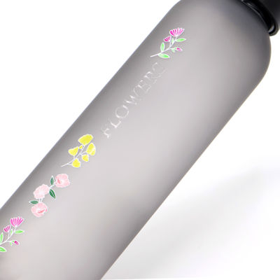 Бутылка пластиковая для воды Sportes (матовая), черная