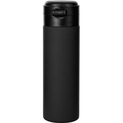 Вакуумная термокружка Waterline c кнопкой Guard, 400 мл, черный