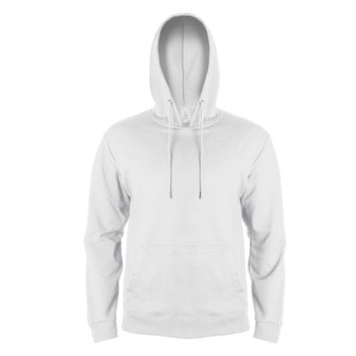 Толстовка мужская с капюшоном SELEN, белый, 3XL, 50 % хлопок, 50% полиэстер, 260 г/м2