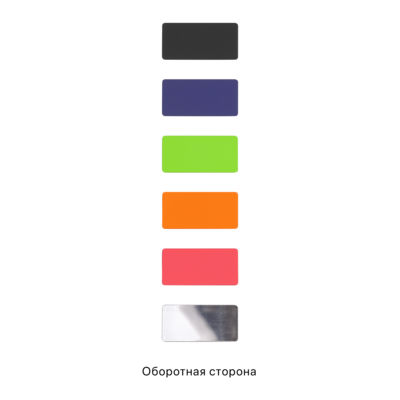 Шильд металлический, покрытие soft touch, подложка хром, цвет черный