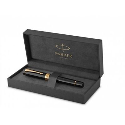 Перьевая ручка Parker Duofold Classic Centennial, Black GT, перо: F