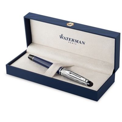 Перьевая ручка Waterman Expert22 SE deluxe Blue CT, перо: F, цвет: Blue, в подарочной упаковке