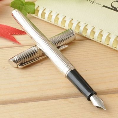 Перьевая ручка Waterman Hemisphere Deluxe , цвет: Metal CT, перо: F