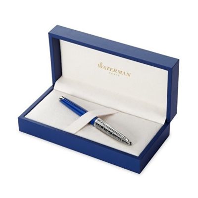 Перьевая ручка Waterman Hemisphere Deluxe , цвет: Metal CT, перо: F