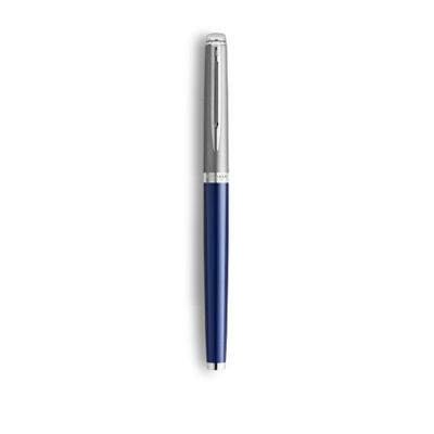 Перьевая ручка Waterman Hemisphere Entry Point Stainless Steel with Blue Lacquer в подарочной упаковке