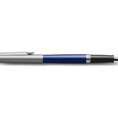 Перьевая ручка Waterman Hemisphere Entry Point Stainless Steel with Blue Lacquer в подарочной упаковке