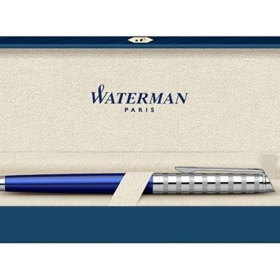 Перьевая ручка Waterman Hemisphere French riviera Deluxe BLU LOUNGE в подарочной коробке