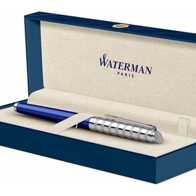 Перьевая ручка Waterman Hemisphere French riviera Deluxe BLU LOUNGE в подарочной коробке