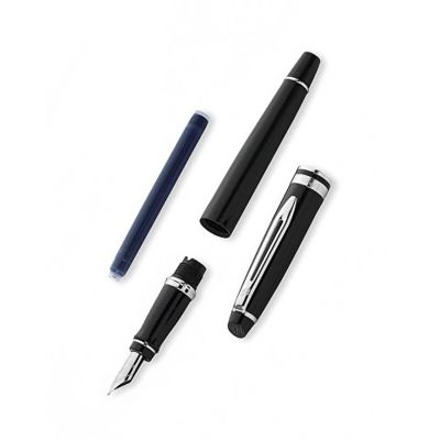 Подарочный набор Waterman Expert с перьевой ручкой и чехлом Black CT перо M