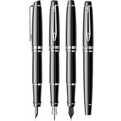 Подарочный набор Waterman Expert с перьевой ручкой и чехлом Black CT перо M