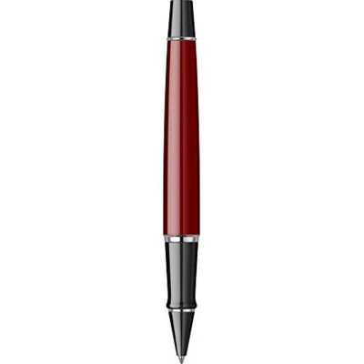 Ручка-роллер Waterman Expert Dark Red Lacquer CT Black, стержень: Fblk