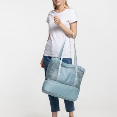 Шопер с термоотделением Verkko, серо-голубой