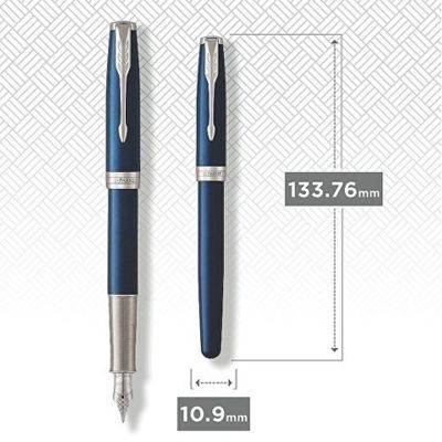 Перьевая ручка Parker Sonnet , Subtle Blue Lacquer CT стержень:Fblk