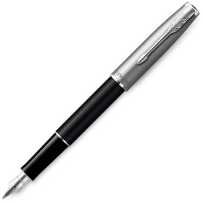 Перьевая ручка Parker Sonnet Entry Point Black Steel CT, перо: F, цвет чернил: black, в подарочной упаковке