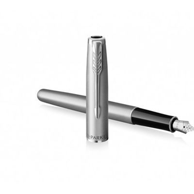 Перьевая ручка Parker Sonnet Entry Point Stainless Steel CT, перо: F, цвет чернил: black, в подарочной упаковке