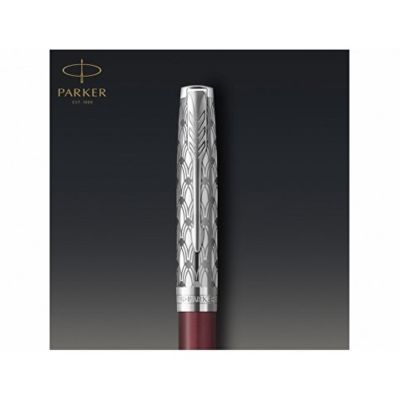 Шариковая ручка Parker Sonnet Premium Refresh RED CT, стержень: M, цвет чернил: black , в подарочной упаковке