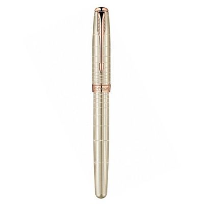 Перьевая ручка Parker Sonnet F535 VERY PREMIUM Feminine, (серебро 925 пробы) цвет: Silver PGT, перо: F