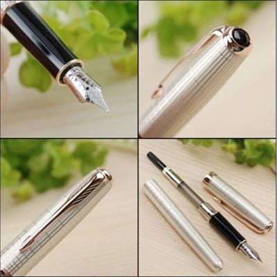 Перьевая ручка Parker Sonnet F535 VERY PREMIUM Feminine, (серебро 925 пробы) цвет: Silver PGT, перо: F