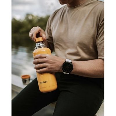 Термос для напитков, вакуумный, бытовой, тм bobber. Объем 1 литр. Артикул Flask-1000 Ginger Tonic
