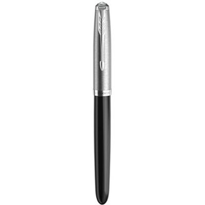 Перьевая ручка Parker 51 CORE BLACK CT, перо: F, цвет чернил: black, в подарочной упаковке.