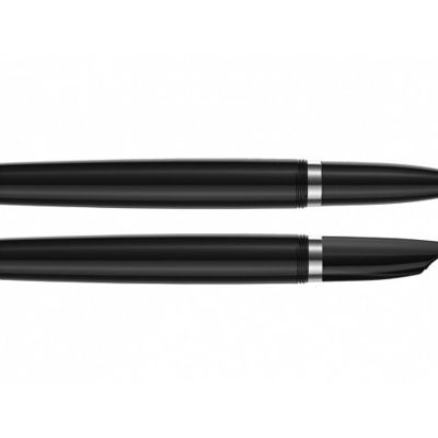 Перьевая ручка Parker 51 CORE BLACK CT, перо: F, цвет чернил: black, в подарочной упаковке.