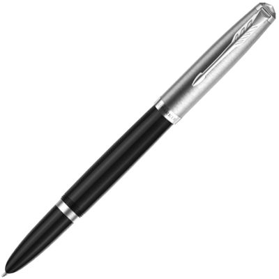 Перьевая ручка Parker 51 CORE BLACK CT, перо: F, цвет чернил: black, в подарочной упаковке.