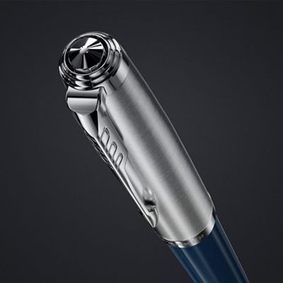 Перьевая ручка Parker 51 CORE MIDNIGHT BLUE CT, перо: F, цвет чернил: black, в подарочной упаковке.