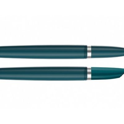 Перьевая ручка Parker 51 CORE TEAL BLUE CT, перо: F, цвет чернил: black, в подарочной упаковке.