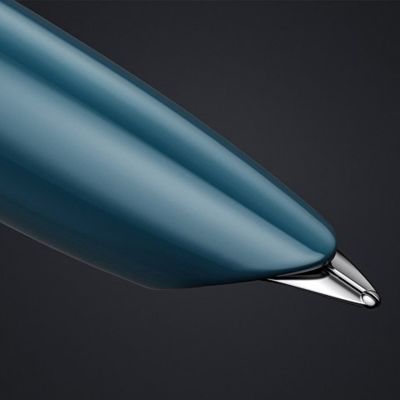 Перьевая ручка Parker 51 CORE TEAL BLUE CT, перо: F, цвет чернил: black, в подарочной упаковке.