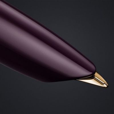 Перьевая ручка Parker 51 DELUXE PLUM GT, перо: F, цвет чернил: black, в подарочной упаковке.