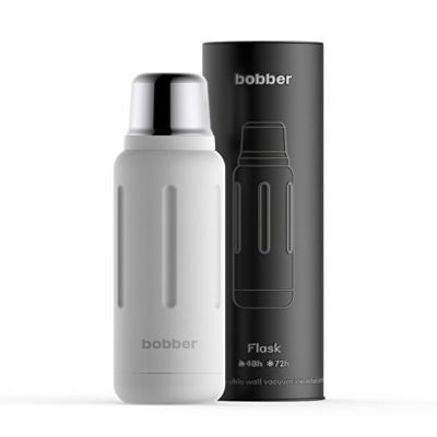 Термос для напитков, вакуумный, бытовой, тм bobber. Объем 1 литр. Артикул Flask-1000 Iced Water