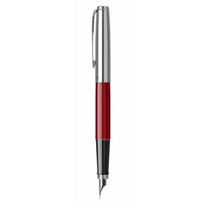 Перьевая ручка Parker Jotter Red CT , перо: F, цвет чернил: black, в подарочной упаковке