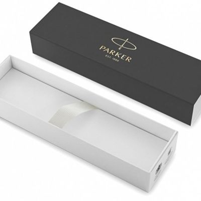 Перьевая ручка Parker Jotter White CT перо:F, цвет чернил: blue, в подарочной упаковке