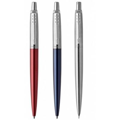 Набор Parker Jotter London Trio: гелевая ручка Red CT + шариковая ручка Blue CT + карандаш Stainless Steel CT