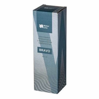 Вакуумная термокружка Waterline с медной изоляцией Bravo, 400 мл, белый (P)