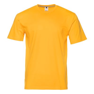 Футболка, Футболка унисекс без бокового шва STAN хлопок 160, 02, цвет Жёлтый, размер 50/L