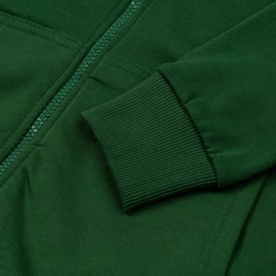 Толстовка на молнии с капюшоном Siverga Heavy 2.0, темно-зеленая