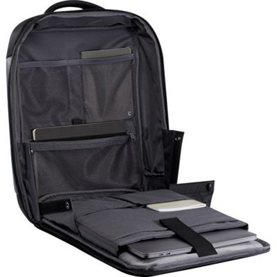 Expedition Pro компактный рюкзак для ноутбука 15,6 из переработанных материалов, 12 л - Черный