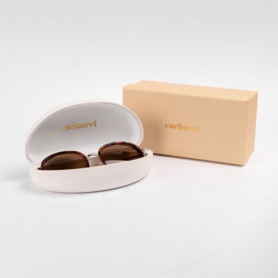 Солнцезащитные очки Odeon, рыжевато-черные