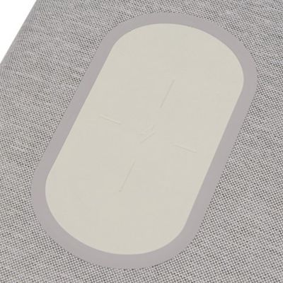 Органайзер с беспроводной зарядкой 5000 mAh Powernote, светло-серый (P)