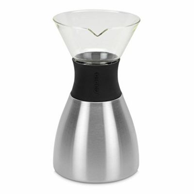 Кофеварка POUR OVER, 1000 мл, серебристый/черный