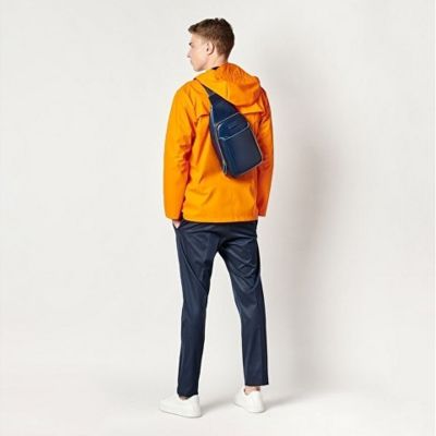 Сумка-слинг, Piquadro Blue Square, темно-синий