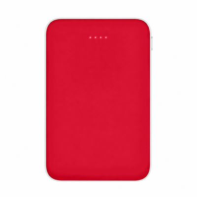 Внешний аккумулятор Fluffy, 5000 Mah, красный