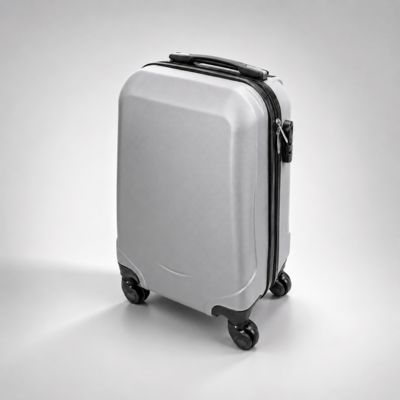 Чемодан Travel, светло-серый