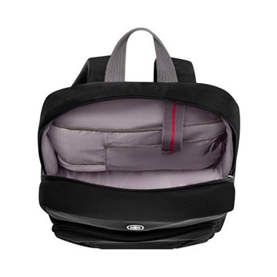 Рюкзак WENGER Motion 15.6, черный, нейлон, 31x17x42 см, 20 л