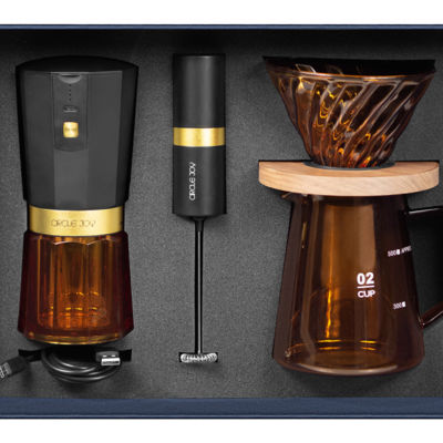 Набор подарочный Solution Prestige Trio (кофемолка, чайник с воронкой, вспениватель для молока)